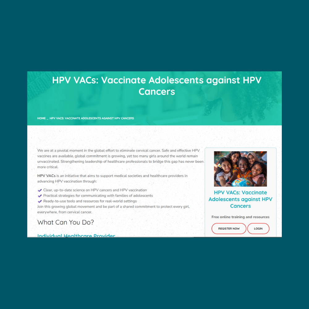 HPV VACs training program image